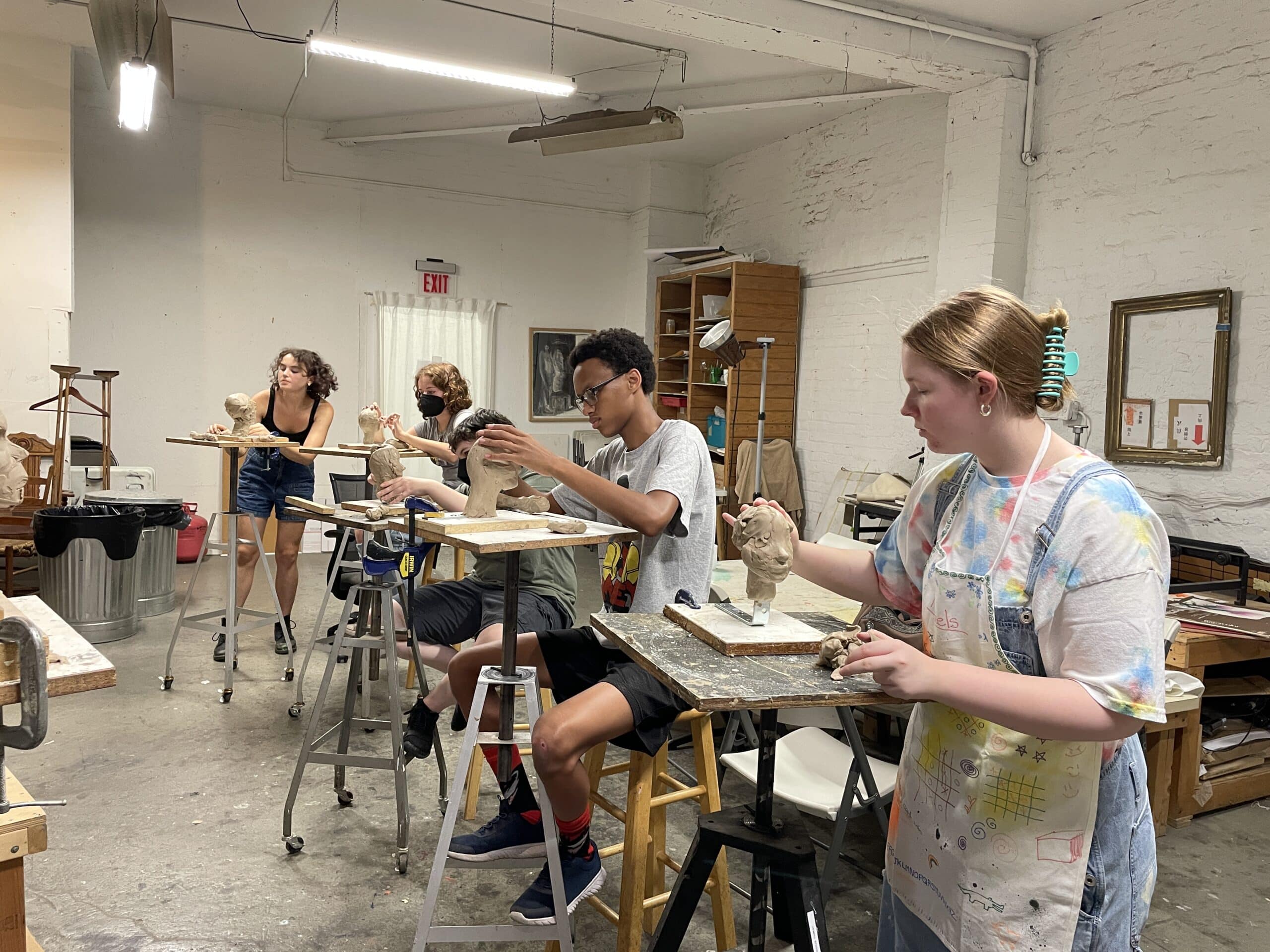 Summer Art Intensive for Teens- Sculpting a Portrait in Clay